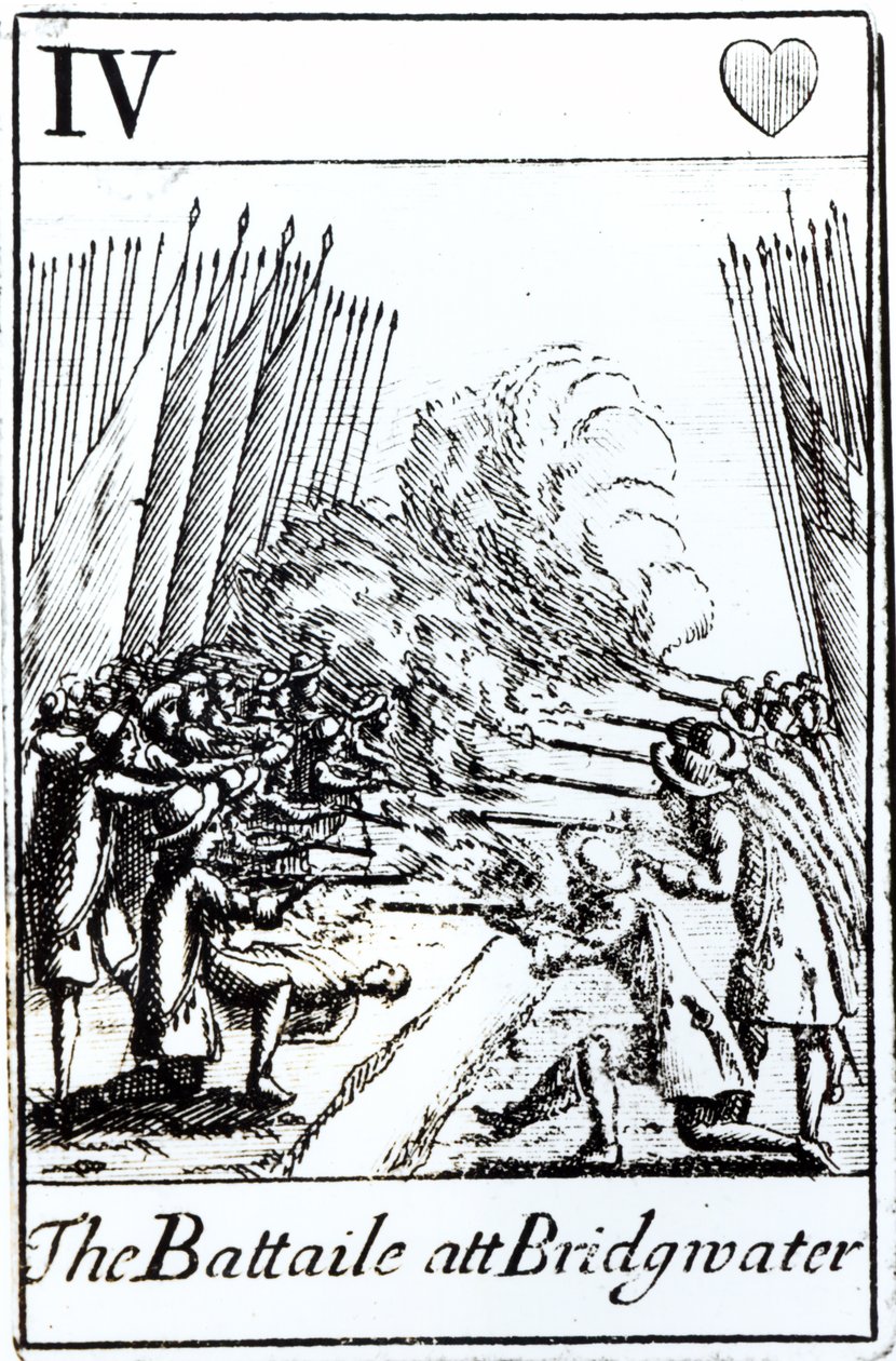 La battaglia di Bridgwater, 6 luglio 1685 da English School