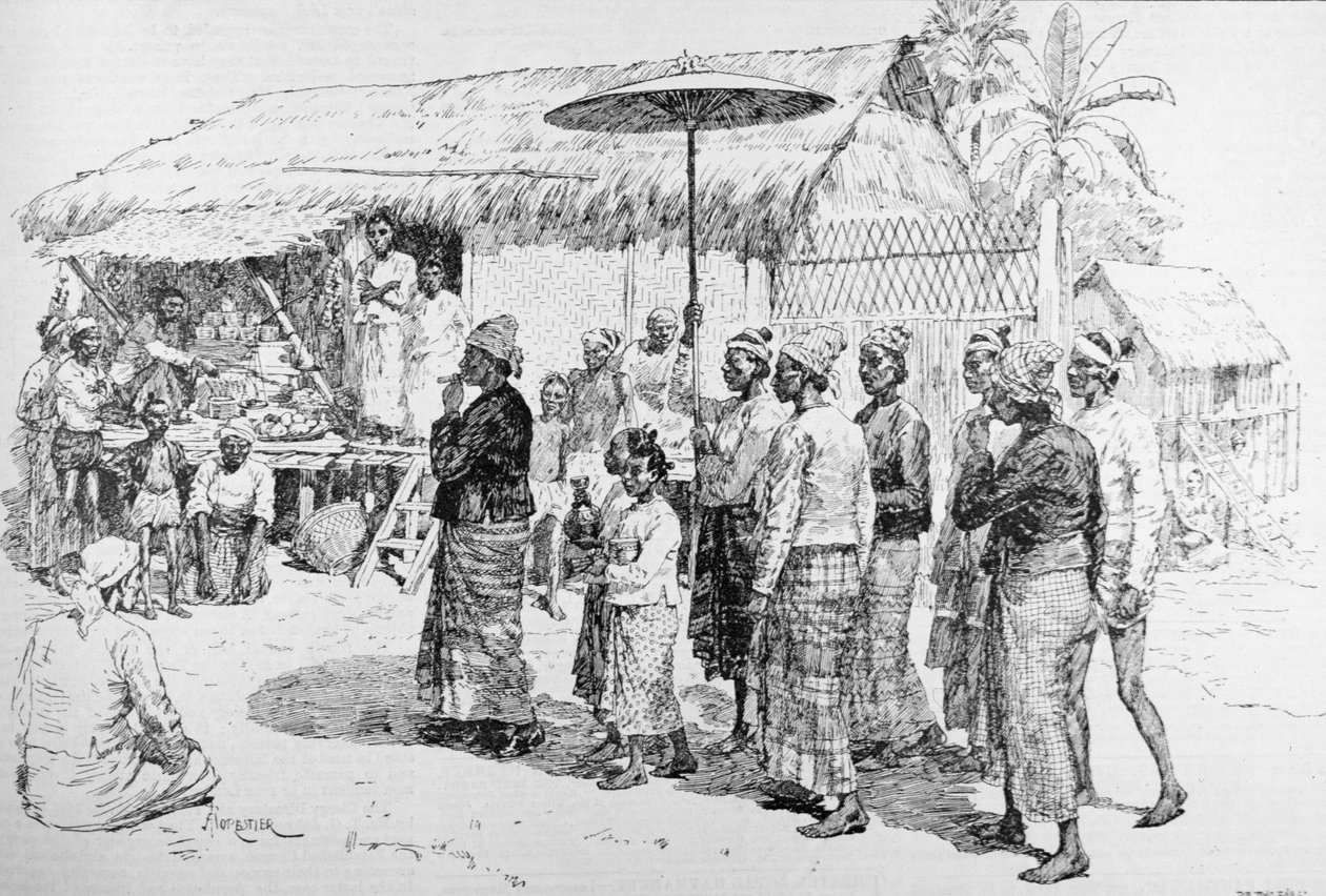 La spedizione in Birmania: Il Woon di Birmania in visita al Generale Prendergast, da 