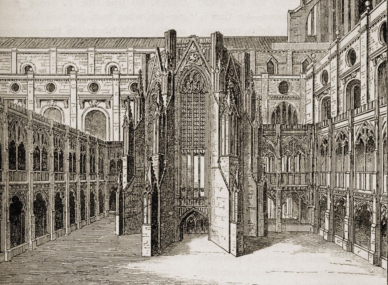 La sala capitolare della vecchia Cattedrale di San Paolo da English School