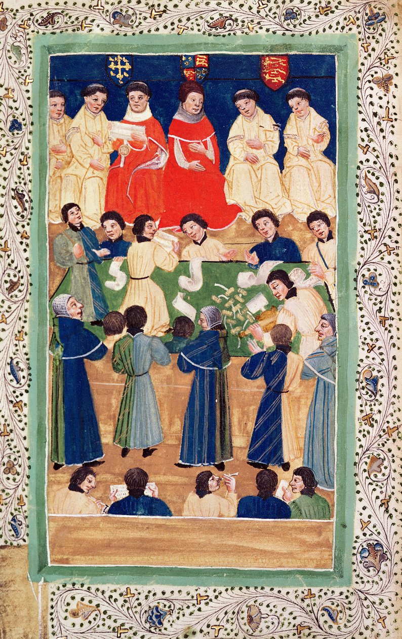 La Corte di Cancelleria, c.1460 da English School