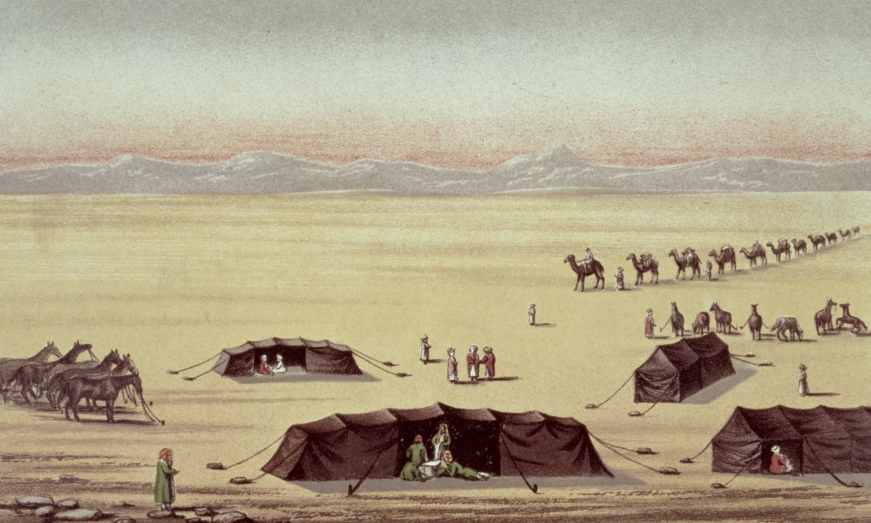 Il campo nel deserto di Sir Richard Burton da English School
