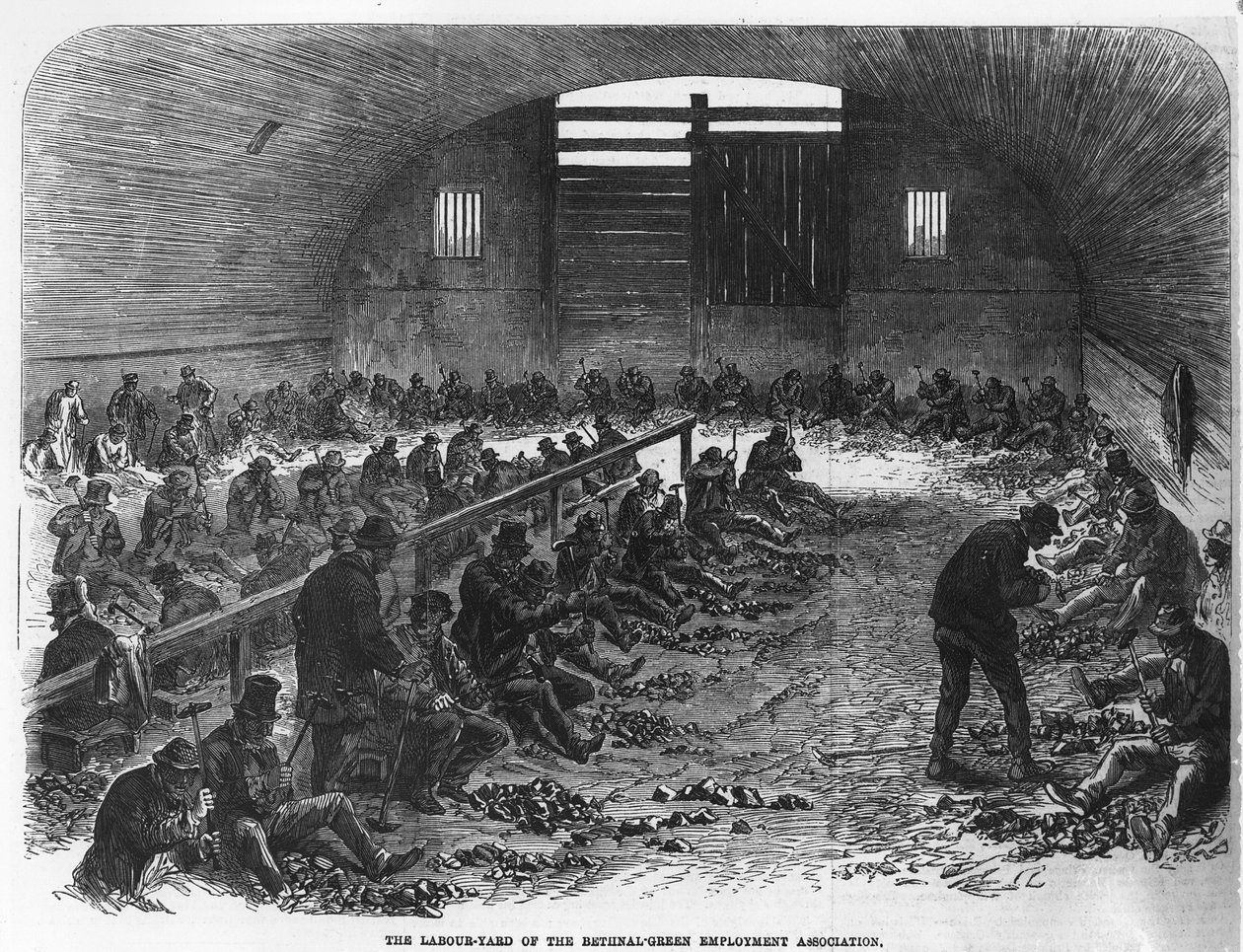 Il cortile del lavoro dell