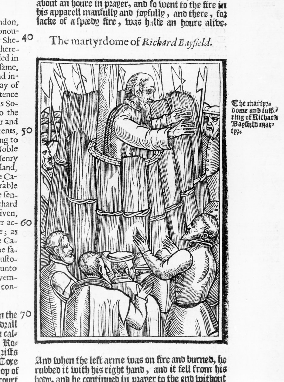 Il martirio di Richard Bayfield (m.1531) da 