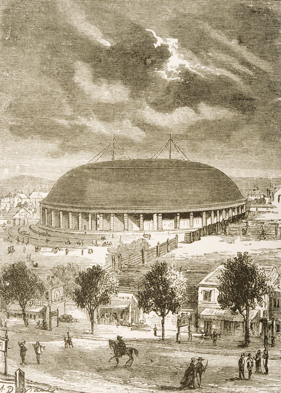Il Tabernacolo Mormone, c.1870, da 