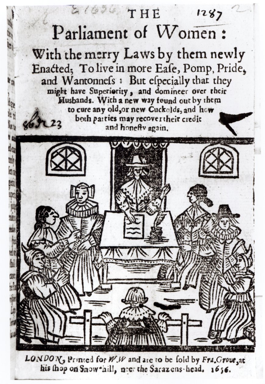 Il Parlamento delle donne, 1656 da English School