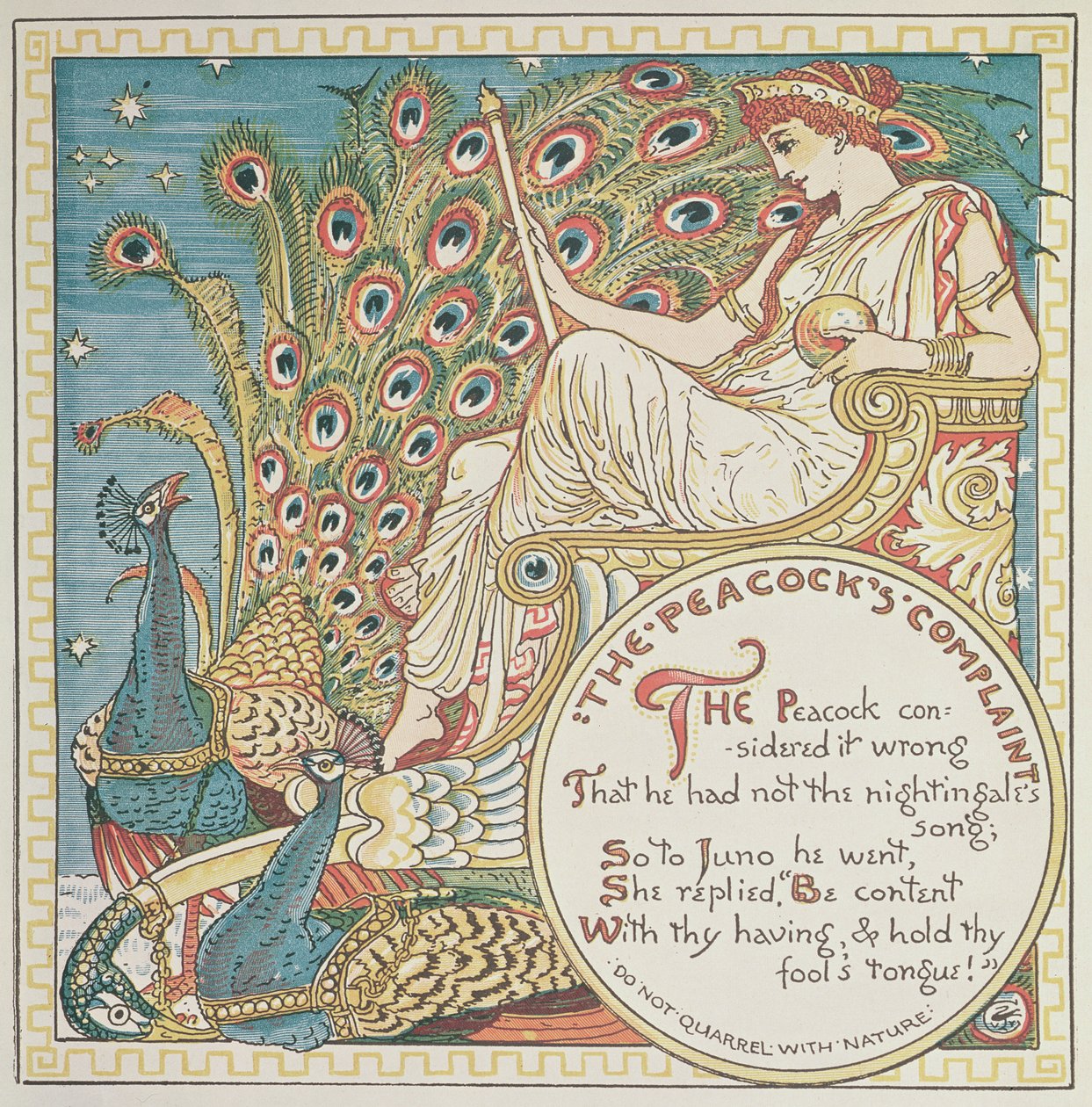 Il Lamento del Pavone, 1887 da English School