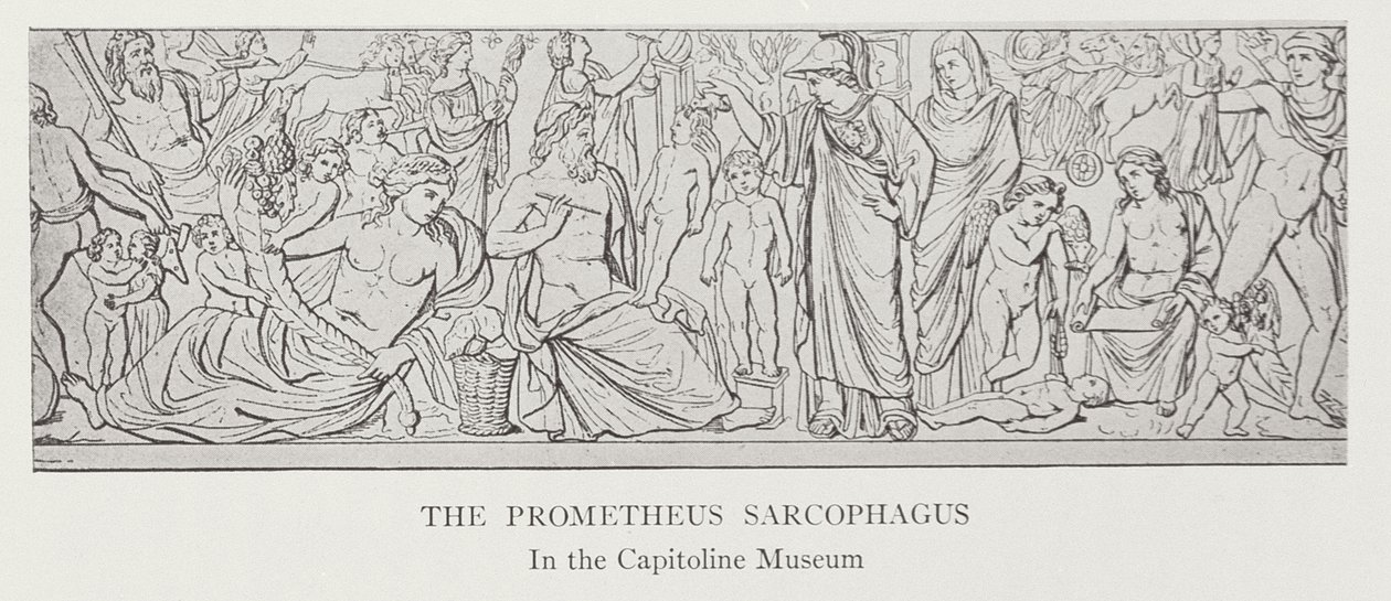Il sarcofago di Prometeo, dopo l