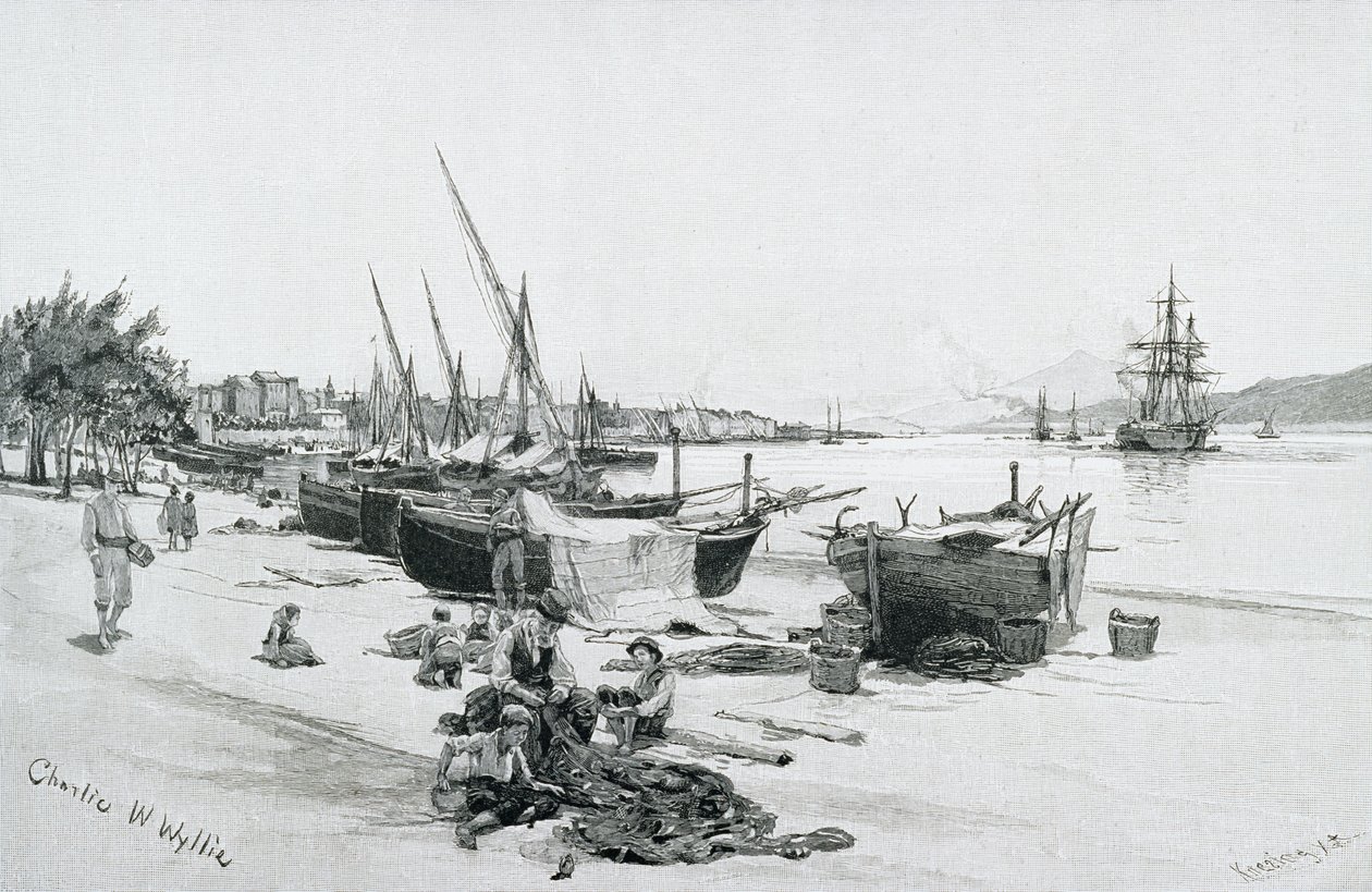 Lo stretto di Messina, con l