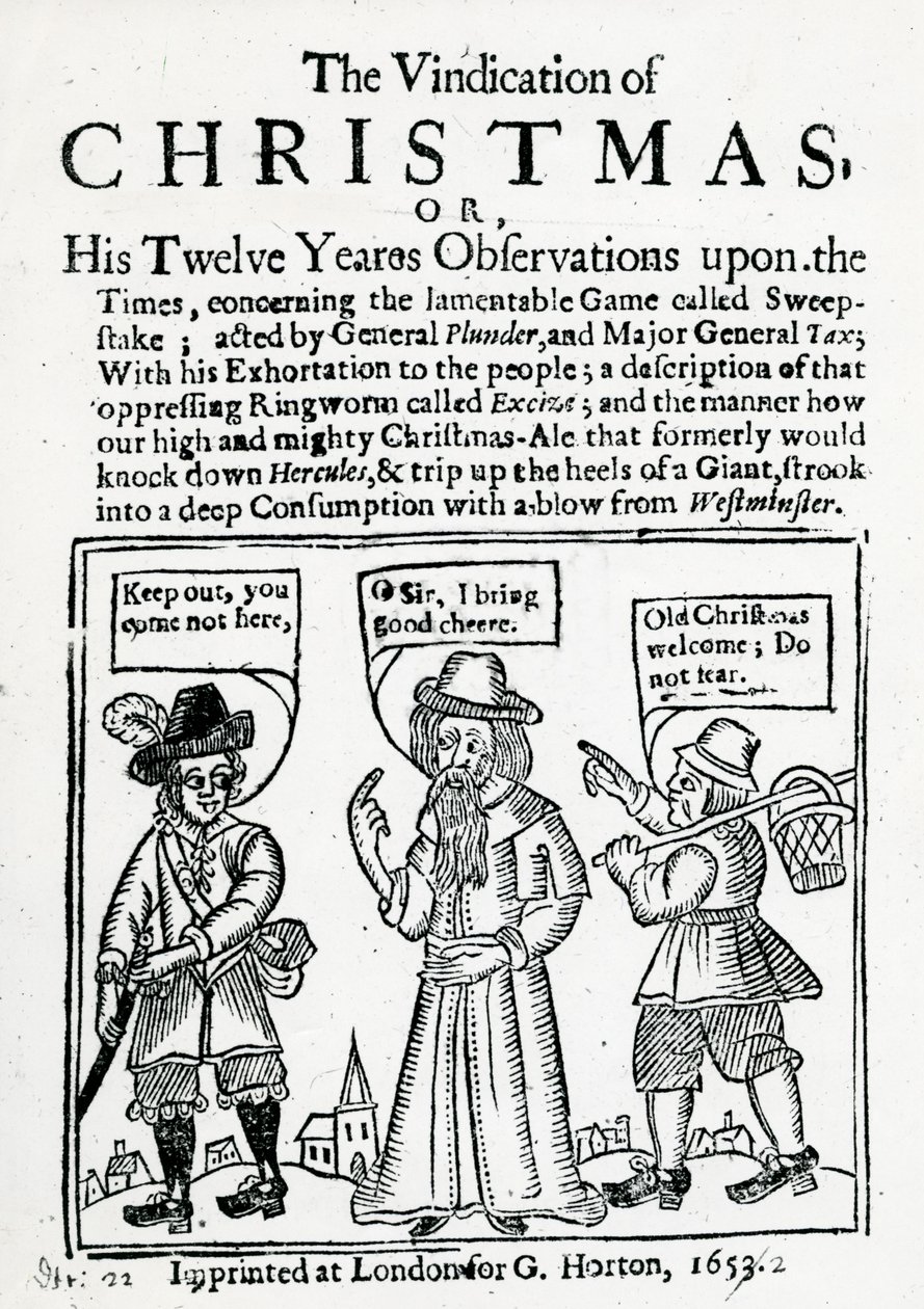 La rivendicazione del Natale, 1653 da English School