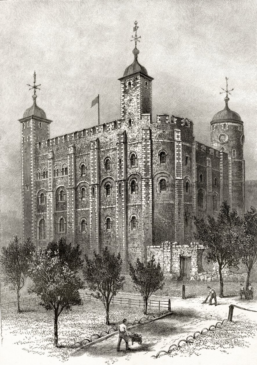 La Torre Bianca, torre centrale della Torre di Londra, da 