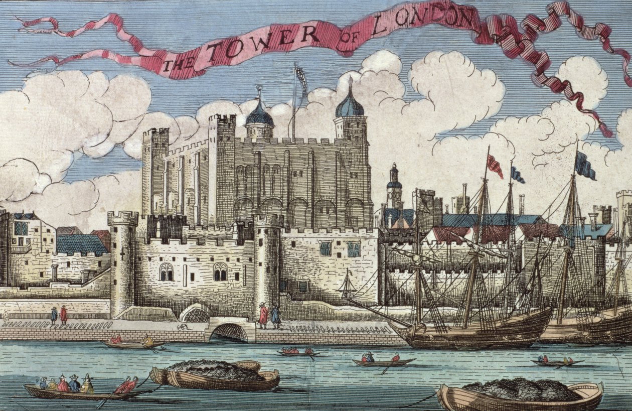 Torre di Londra vista dal fiume Tamigi, da 