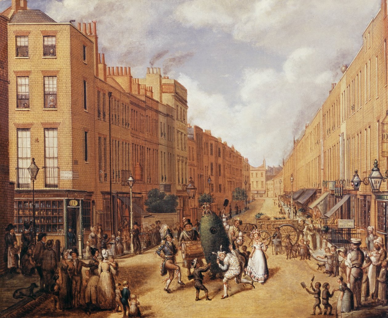 Upper Lisson Street vicino a Paddington, c.1837 da English School