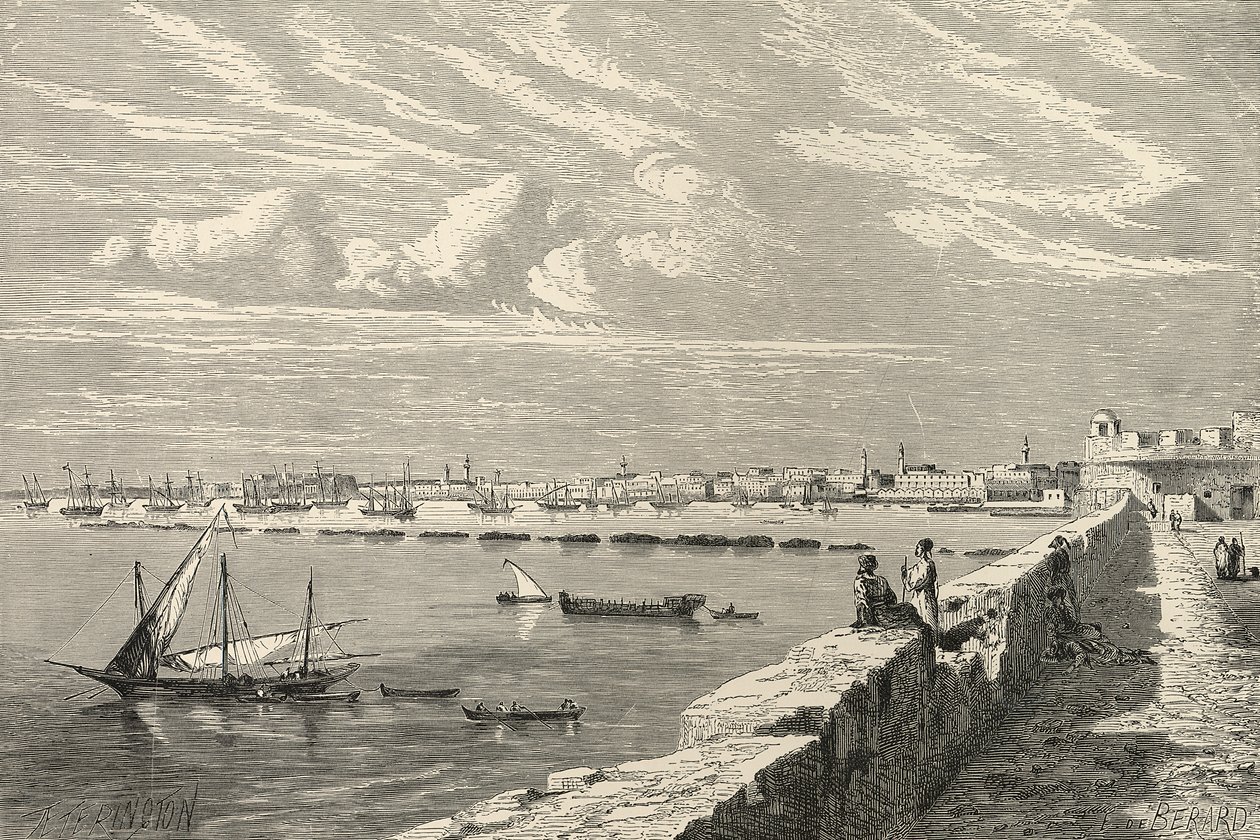 Veduta di Tripoli da English School