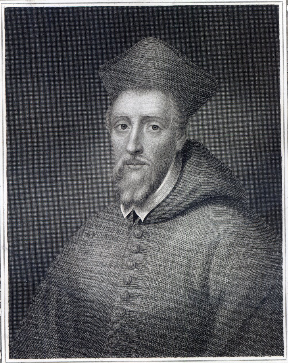 William Allen (1532-94), inciso da J.Cochran da English School