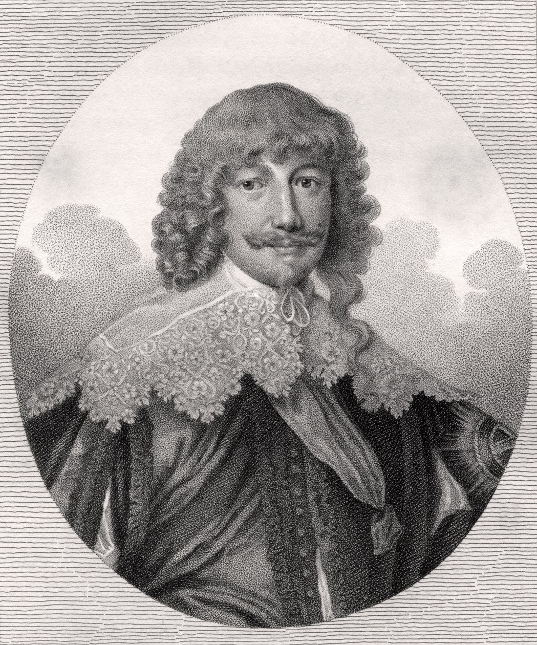 William Cavendish, inciso da Bocquet, illustrazione da 
