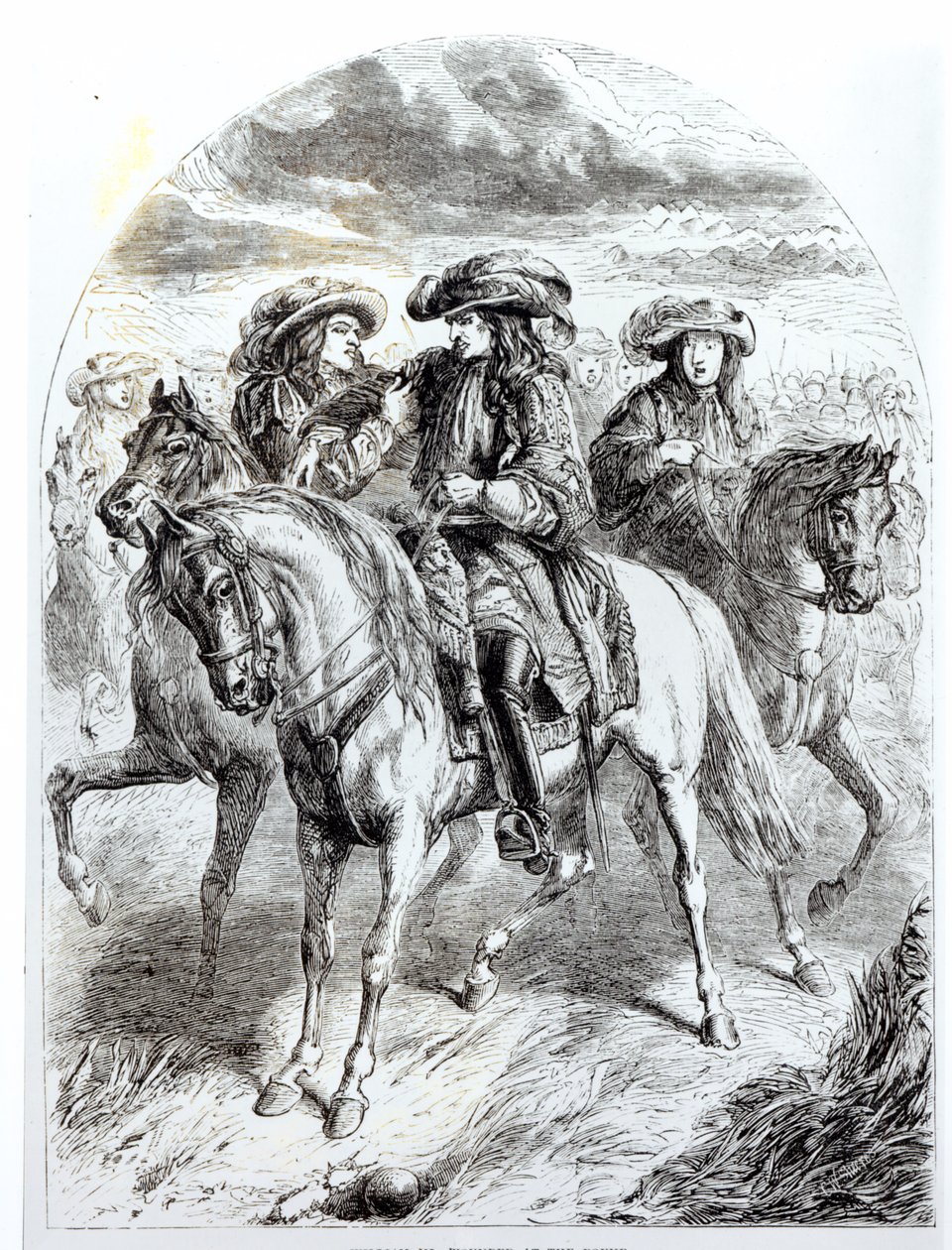 Guglielmo III (1650-1702) Ferito alla Battaglia del Boyne, 1 luglio 1690 da English School