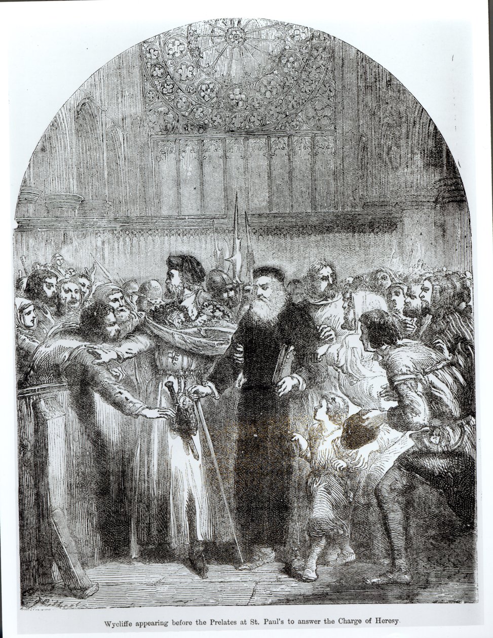 Wycliffe appare davanti ai Prelati a St. Paul