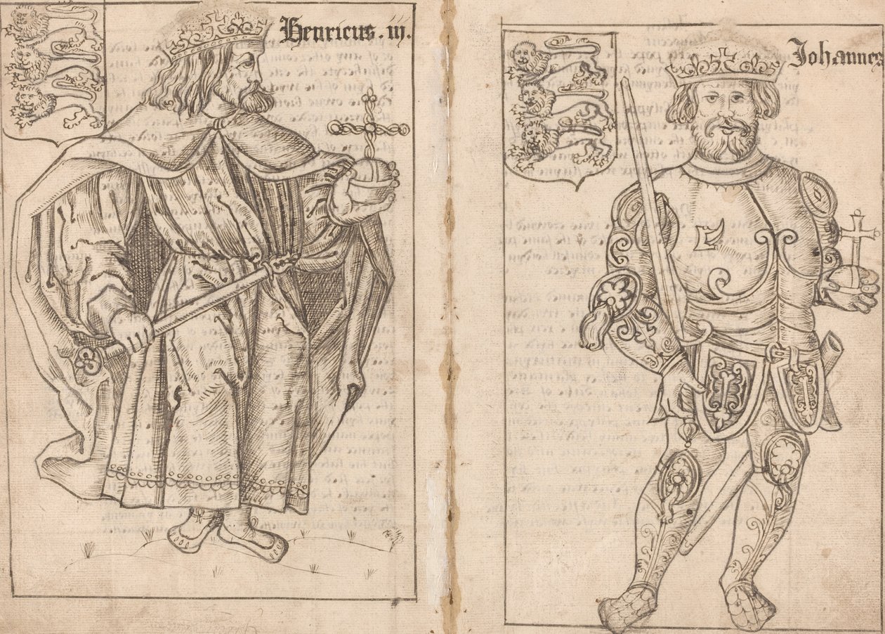 Re Giovanni [lato destro] da English 16th Century