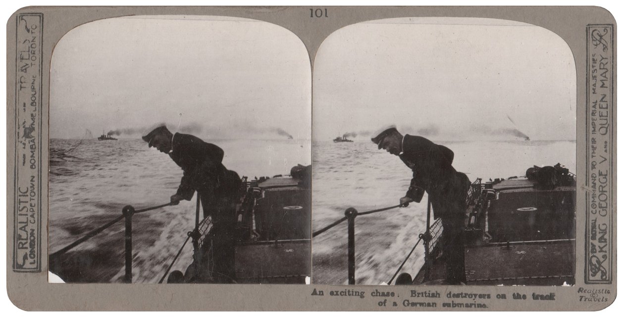Un inseguimento emozionante. Cacciatorpediniere britannici sulle tracce di un sottomarino tedesco da English Photographer
