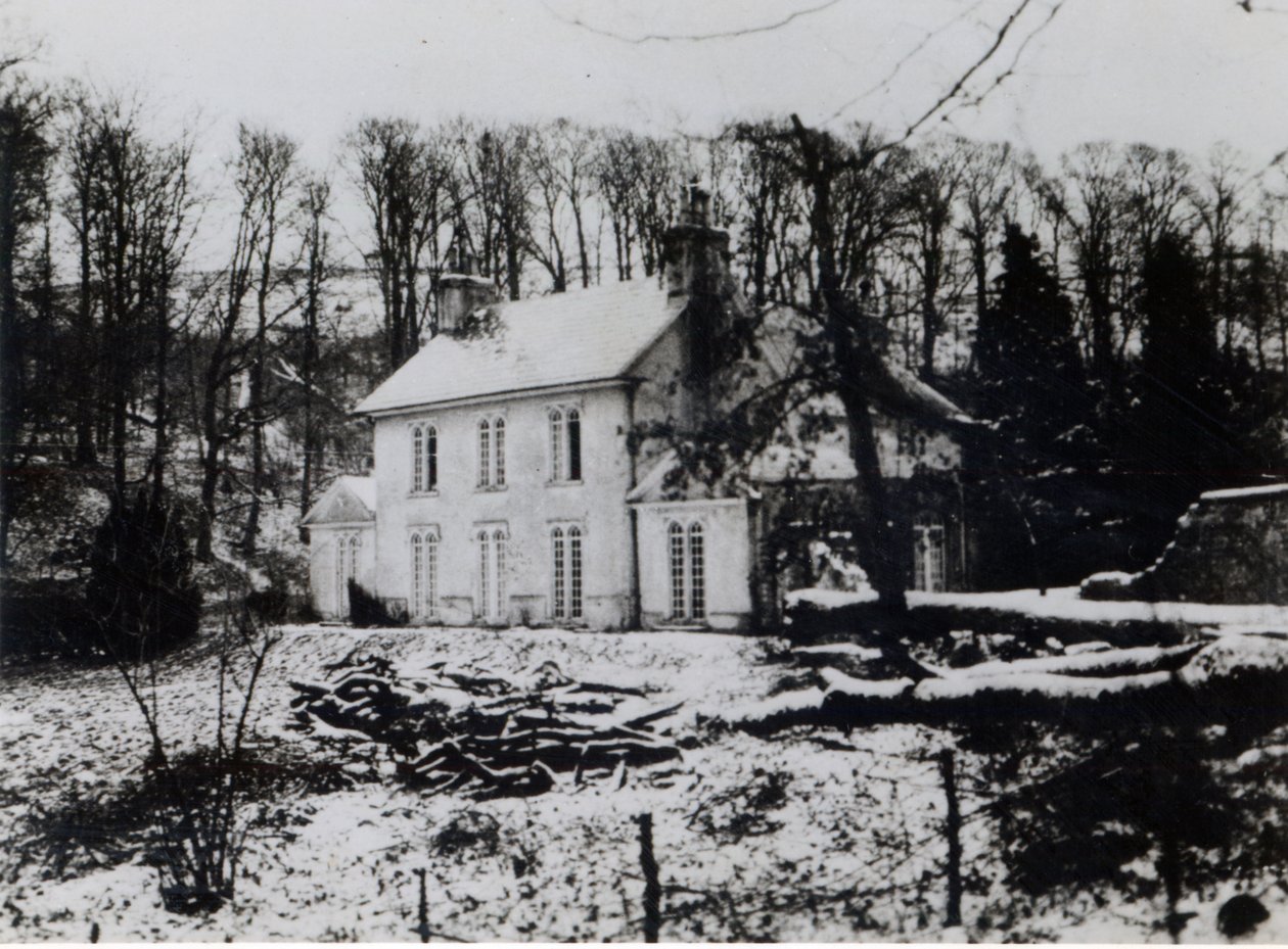 Asham House vicino a Beddingham nel Sussex orientale da English Photographer
