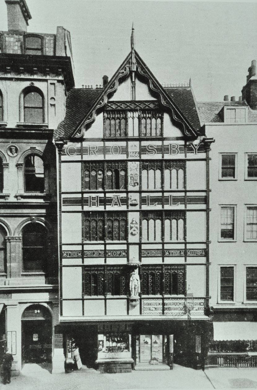 Crosby Hall, Bishopsgate, Londra, 1890 da English Photographer