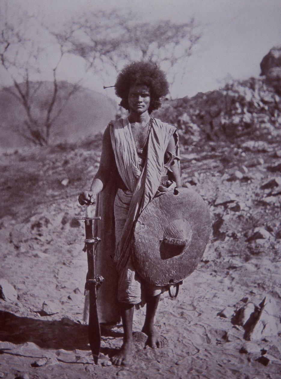 Guerriero Derviscio Hademdowah, Sudan da English Photographer