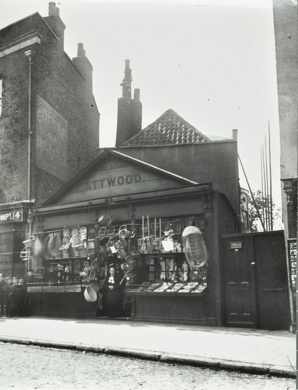 Evelyn Street: vicino a Deptford High Street, Londra, 1899 da English Photographer