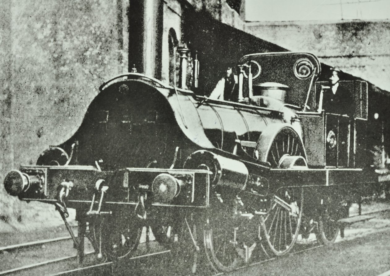 Great Eastern Railway (sezione London & Blackwall) Locomotiva a serbatoio a singolo conducente, 1860 da English Photographer