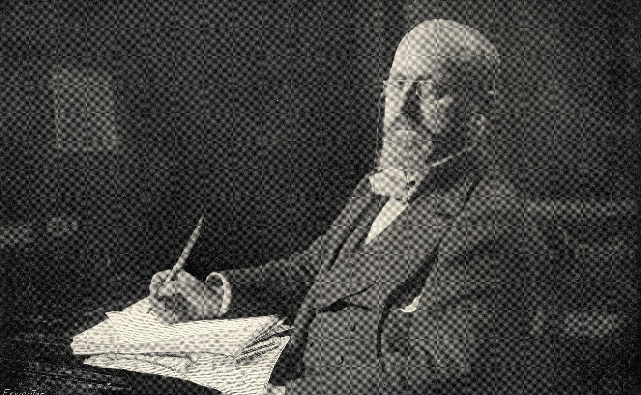 Henry James (1843-1916) nel suo studio da English Photographer