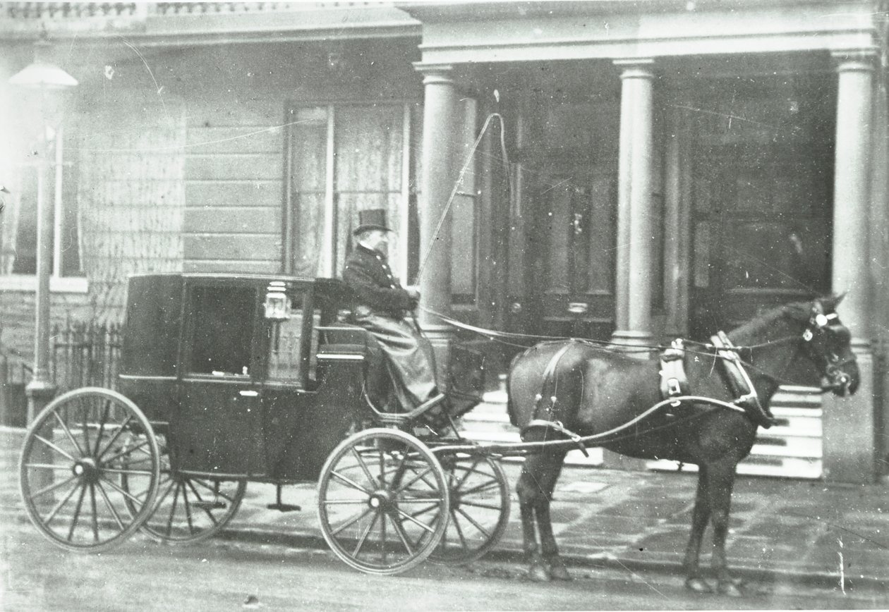 Carrozza trainata da cavalli, 1890 da English Photographer