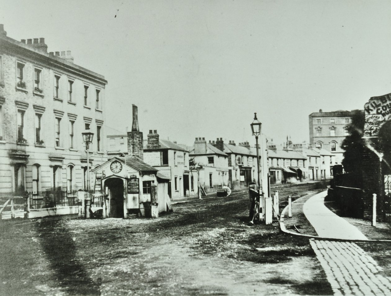 Kilburn Toll Gate alla fine sud di Kilburn High Road presso l