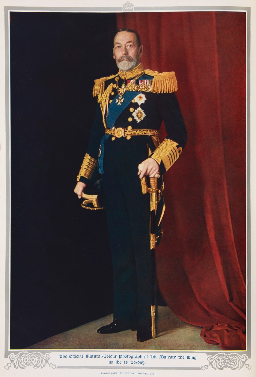 Re Giorgio V nel 1935 da English Photographer
