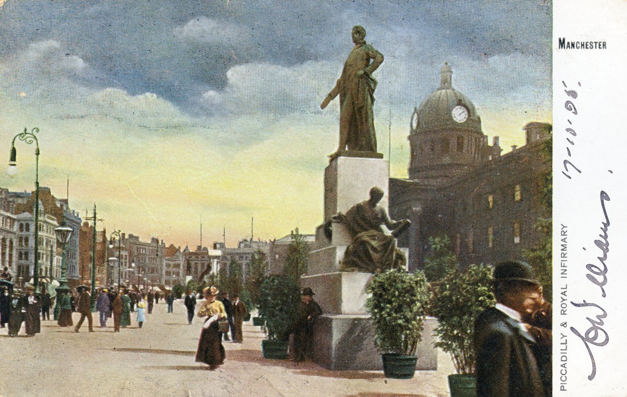 Piccadilly e il Royal Infirmary, Manchester da English Photographer