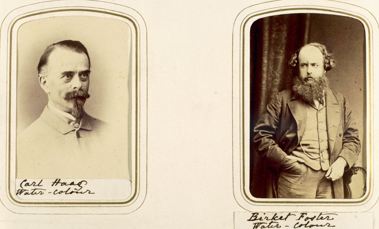 Ritratti di Carl Haas e Myles Birket Foster da English Photographer