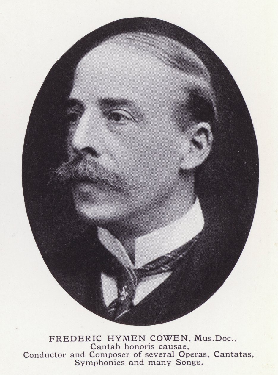 Uomini prominenti di Londra: Frederic Hymen Cowen da English Photographer