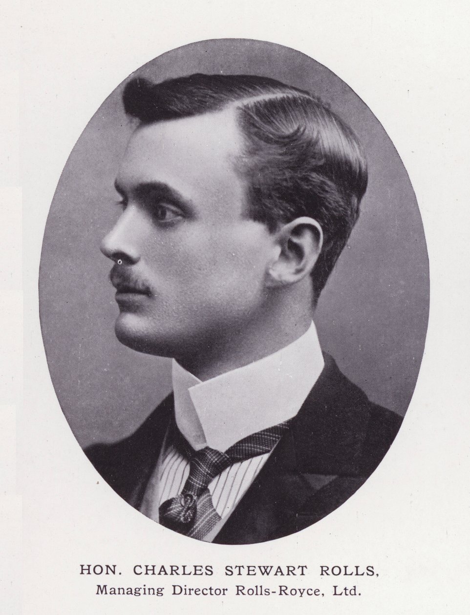 Uomini prominenti di Londra: Onorevole Charles Stewart Rolls da English Photographer