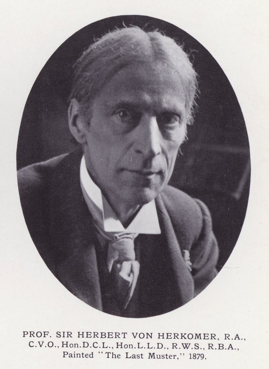 Uomini Prominenti di Londra: Prof Sir Herbert Von Herkomer da English Photographer
