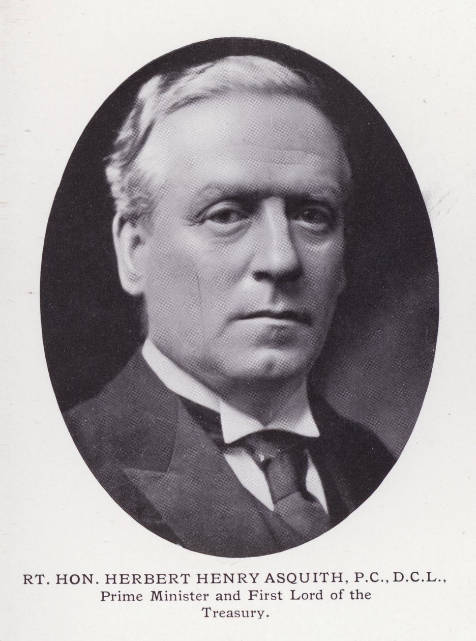 Uomini prominenti di Londra: Onorevole Herbert Henry Asquith da English Photographer