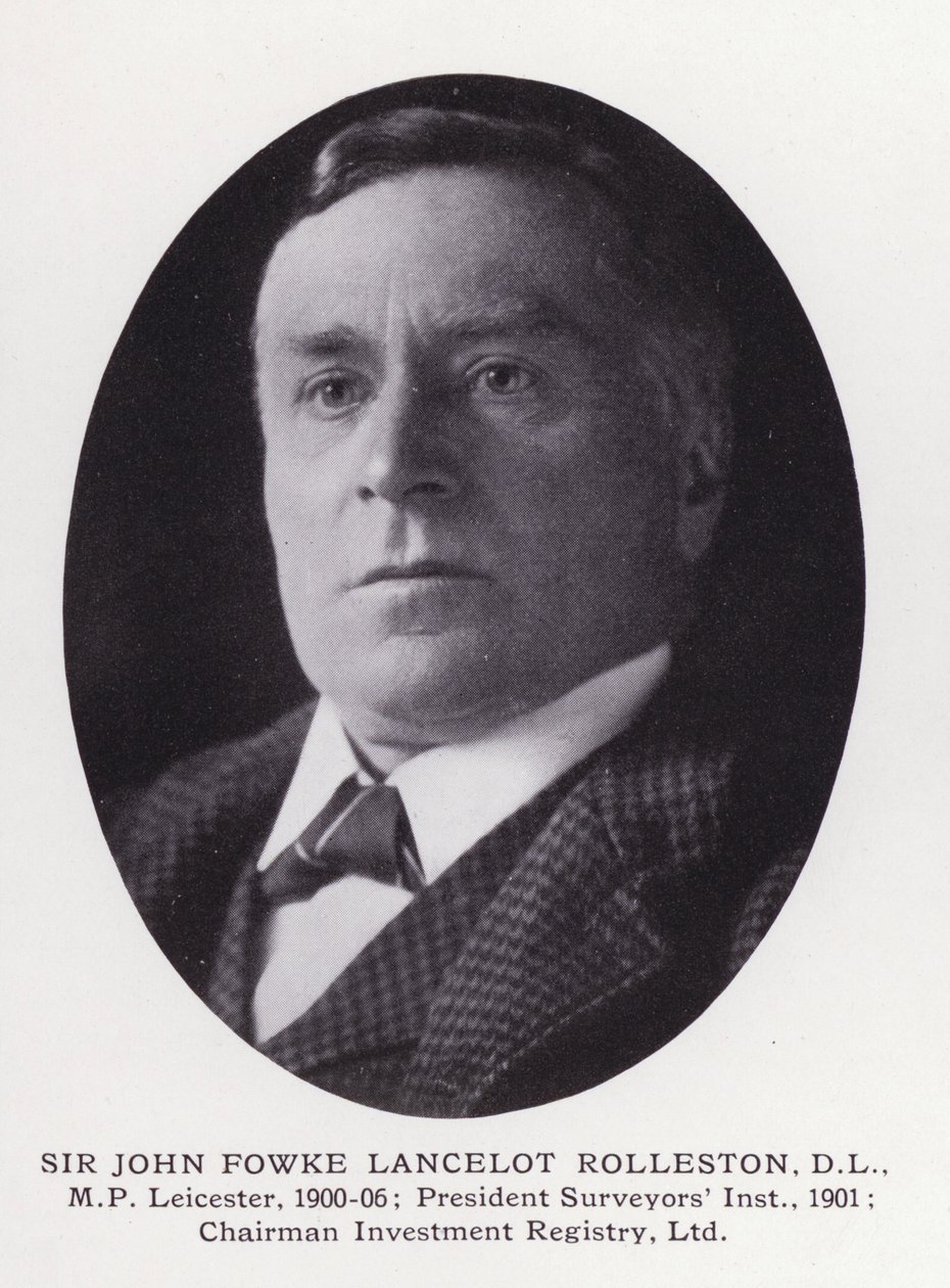 Uomini prominenti di Londra: Sir John Fowke Lancelot Rolleston da English Photographer