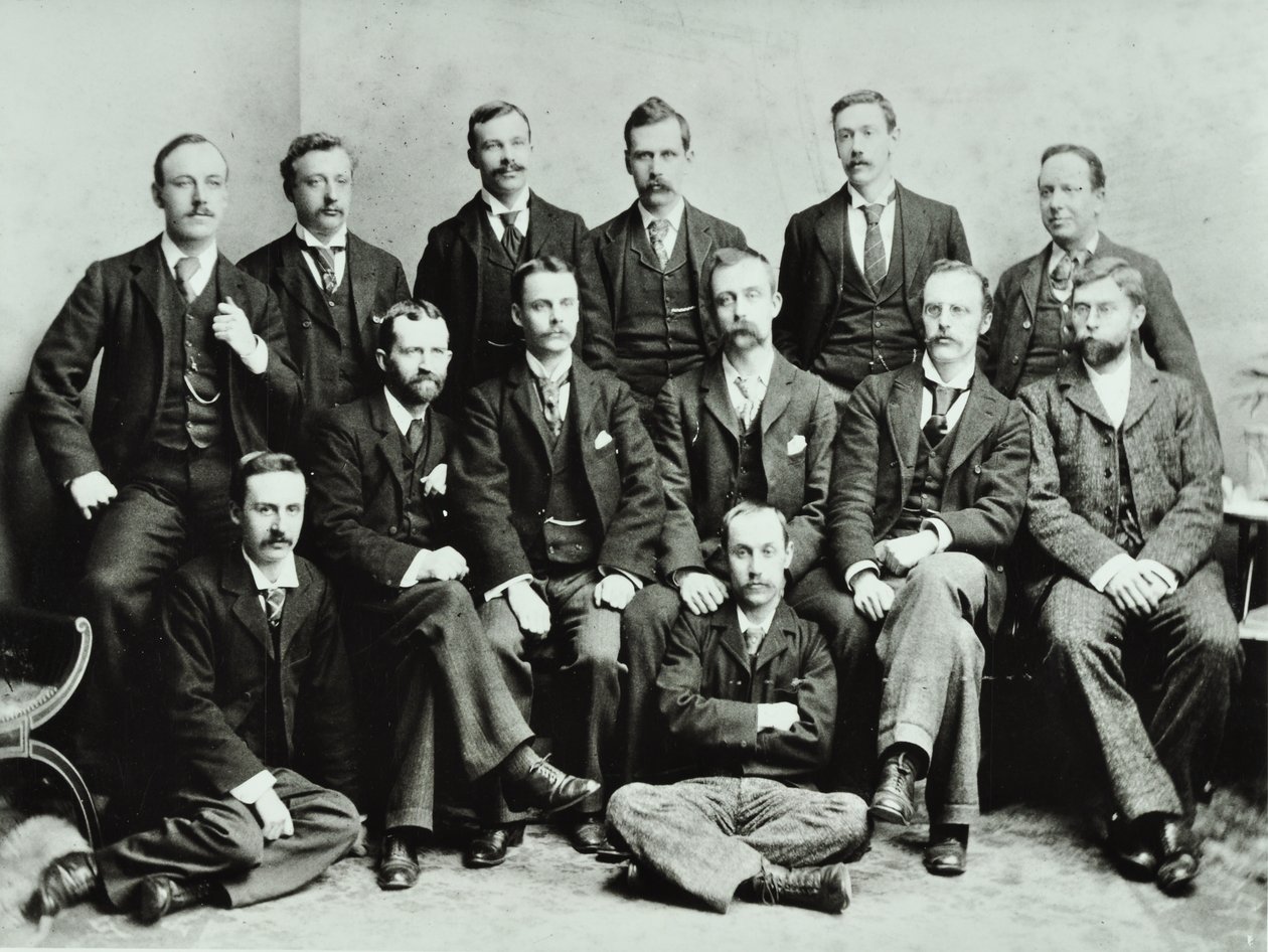 Rosendale Road School: gruppo di insegnanti, 1897 da English Photographer