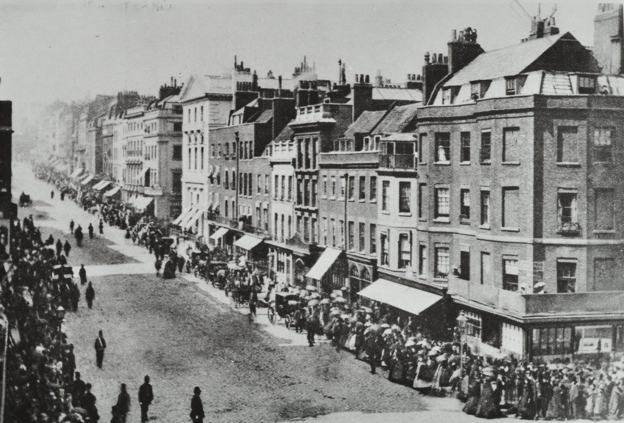 Saint Jamess Street: vista nord da Pall Mall, 1889 da English Photographer
