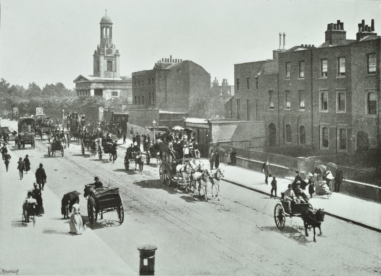 Saint Marks, Clapham Road: vicino a Kennington Road, 1894 da English Photographer