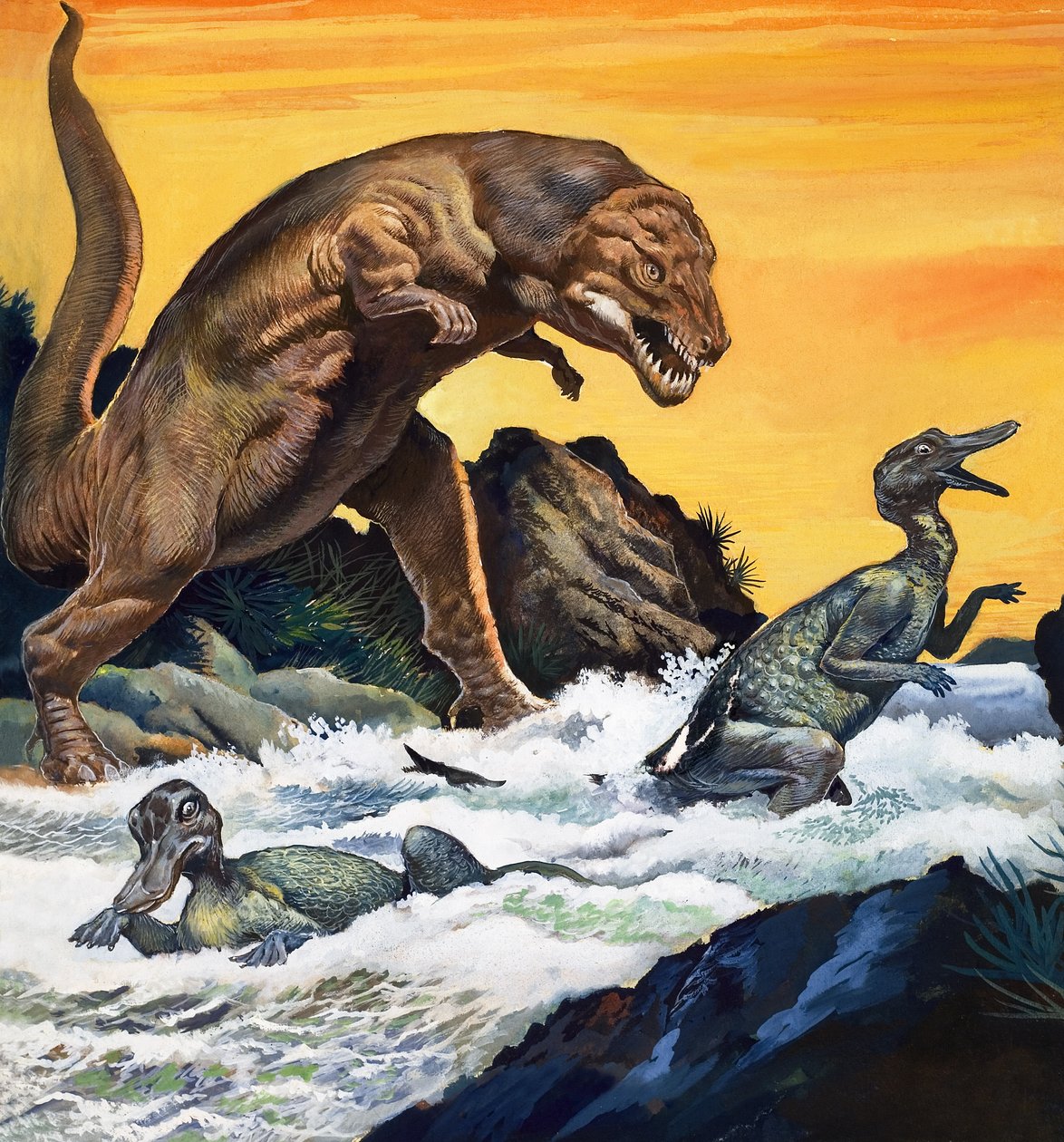 Tyrannosaurus Rex, da "Alla ricerca dei dinosauri". da English Photographer