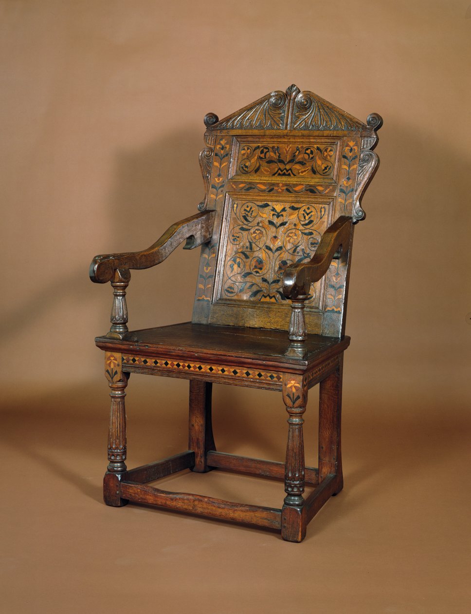 Poltrona di Carlo I, metà del 1600 da English School