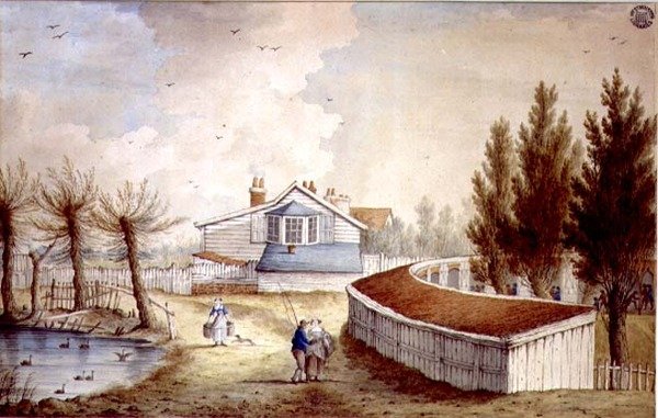 Un cottage vicino ai Giardini del Tè dell