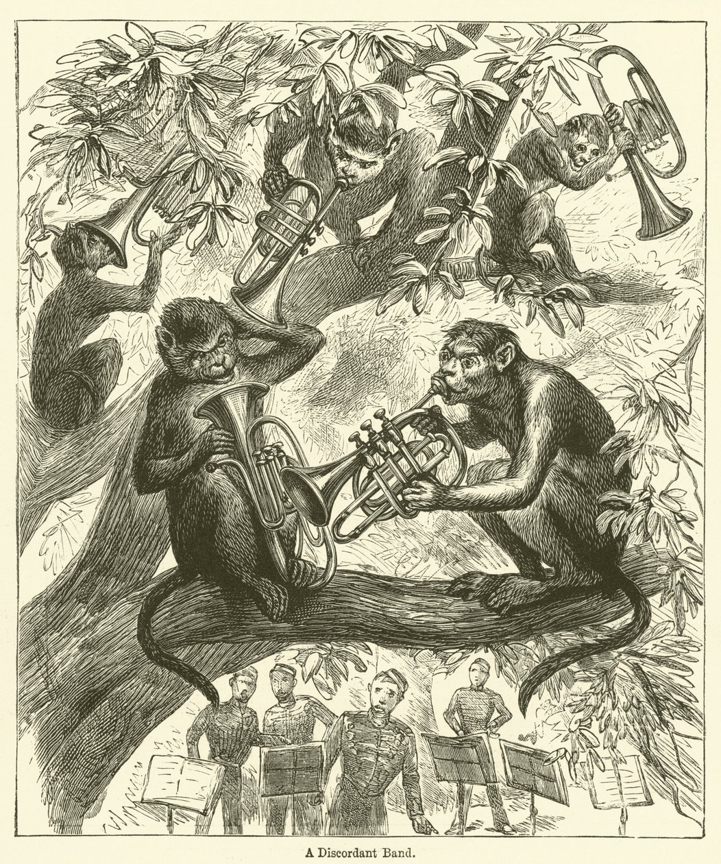 Una banda discordante (incisione) da English School