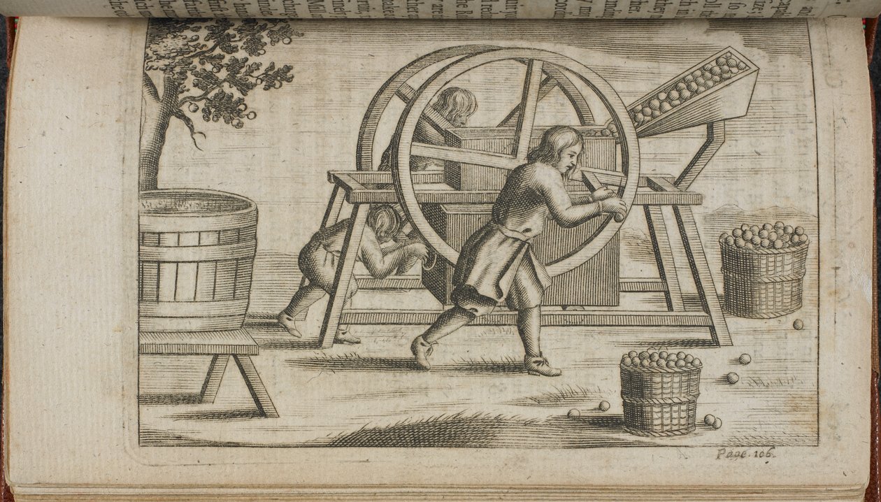 Una macchina per spremere frutta, illustrazione da 