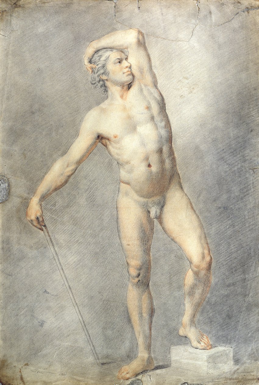 Nudo maschile, c.1770 da English School