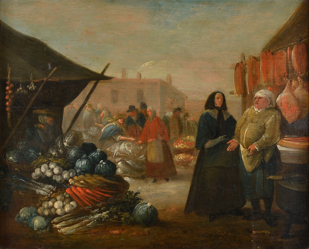 Una scena di mercato da English School