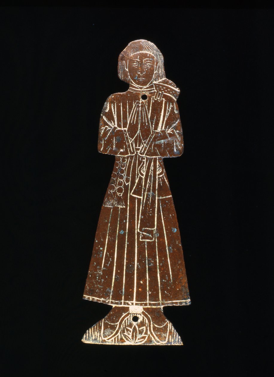 Ottone di una chiesa medievale, XIV secolo da English School